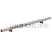 Колесоотбойник металлический URBANLINE ( L-2000мм, h-130мм; труба 76х3) прямой на кронштейнах 