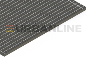 Сварной настил SР 34х38/30х3 Zn Тип А (обрамление полосой) 1200х1000мм - Urbanline