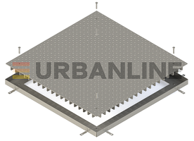 Резиновый отбойник Urbanline RP-60-30 В-образной формы