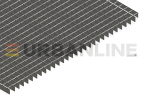 Сварной настил SР 34х38/30х3 Zn Тип А (обрамление полосой) 1200х1000мм - Urbanline