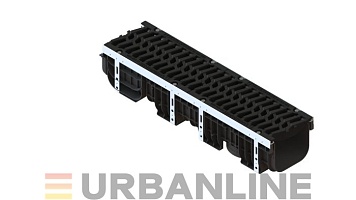 Лоток PolyMax Drive ЛВ-20.26.20-ПП пластиковый с решеткой чугунной "шина" ВЧ кл.Е600 (к-т)