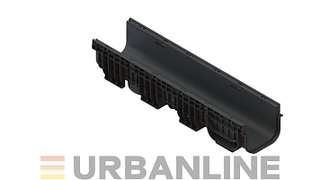 Лоток водоотводный PolyMax Basic ЛВ-20.26.20-ПП 8540-М пластиковый
