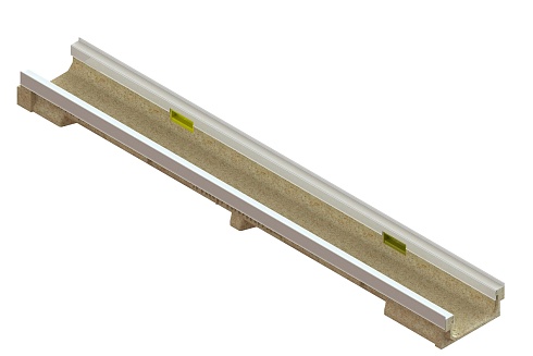 Лотки DN100 полимербетонные