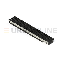 Лоток водоотводный URBANLINE пластиковый DN100 h75 усил. с реш. ВЧ50 кл.C250 (к-т) арт. LC11030-75