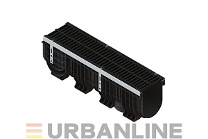 Лоток PolyMax  Drive ЛВ-20.26.30 -ПП пластиковый с решеткой щелевой чугунной ВЧ кл. C250 (к-т)